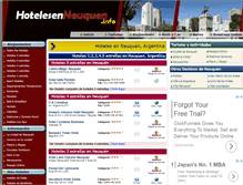 Tablet Screenshot of hotelesenneuquen.info